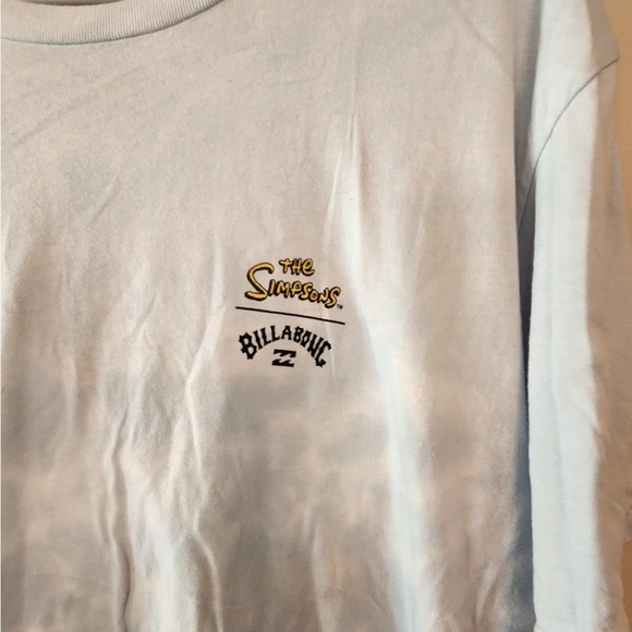 Billabong Simpsons Homer Tie Dye Large Shirt Short Sleeve Duff Beer xl - Picture 2 of 5